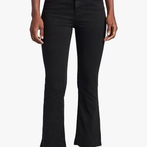 AG Black Flare crop Jeans
